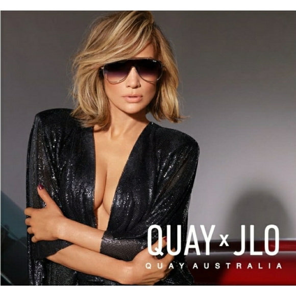 NWT Quay JLO EL DINERO AVIATORS SUNGLASSES… - Picture 2 of 11